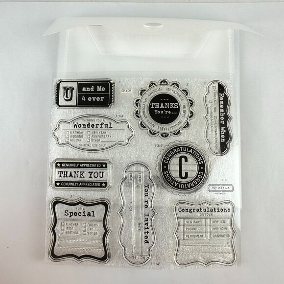 Close To My Heart My Acrylix Frames Tags Borders d1496 - Picture 1 of 3